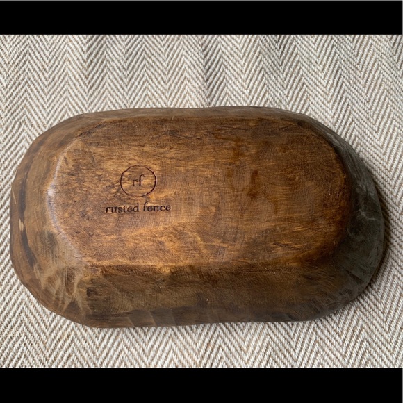 Small Hand Carved Dough Bowl - Picture 4 of 4